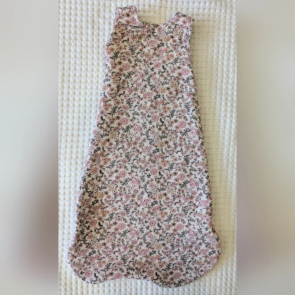 Angel Dear Bamboo Baby Sleepsack Size 6M Wearable Blanket Vintage Calico Floral